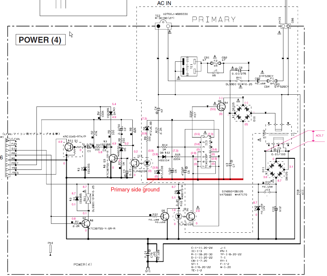 RX-V3800_schema_alimentation_permanente