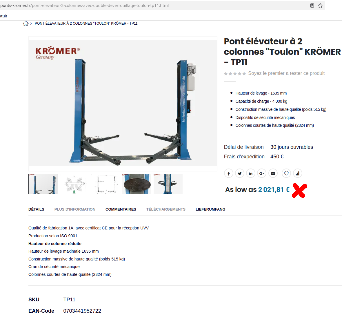 pont_2_colonnes_11_kromer_2_colonnes_faible_hauteur_TP11_avec_prix_suppose